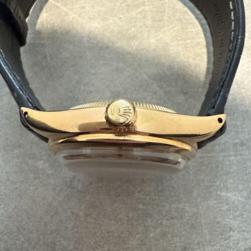 Rolex Oyster Date Chronometer Solid Gold Antique Vintage Hand Winding Wristwatch - Picture 2 of 11