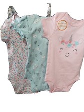3 Month Carter's Bodysuits Set Of 3 Girls Infant