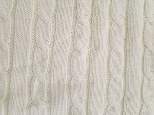 Boys Chaps Brand Ivory Cable Knit Vest Size 5 - Picture 2 of 3