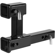 VEVOR Dual Hitch Extension for 2 in. Trailer Hitch Receiver Hitch Adapter