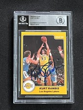 KURT RAMBIS 1984 STAR ROOKIE SIGNED AUTOGRAPHED CARD BECKETT BAS AUTHENTIC