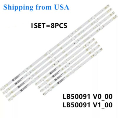 8 Strisce LED Retroilluminazione Per TV Sharp LC-50LB601U - Foto 3