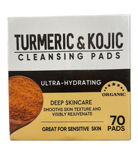 Turmeric  Kojic Acid Cleansing Pads - Face Cleansing - 70 pads - Exp 10/27