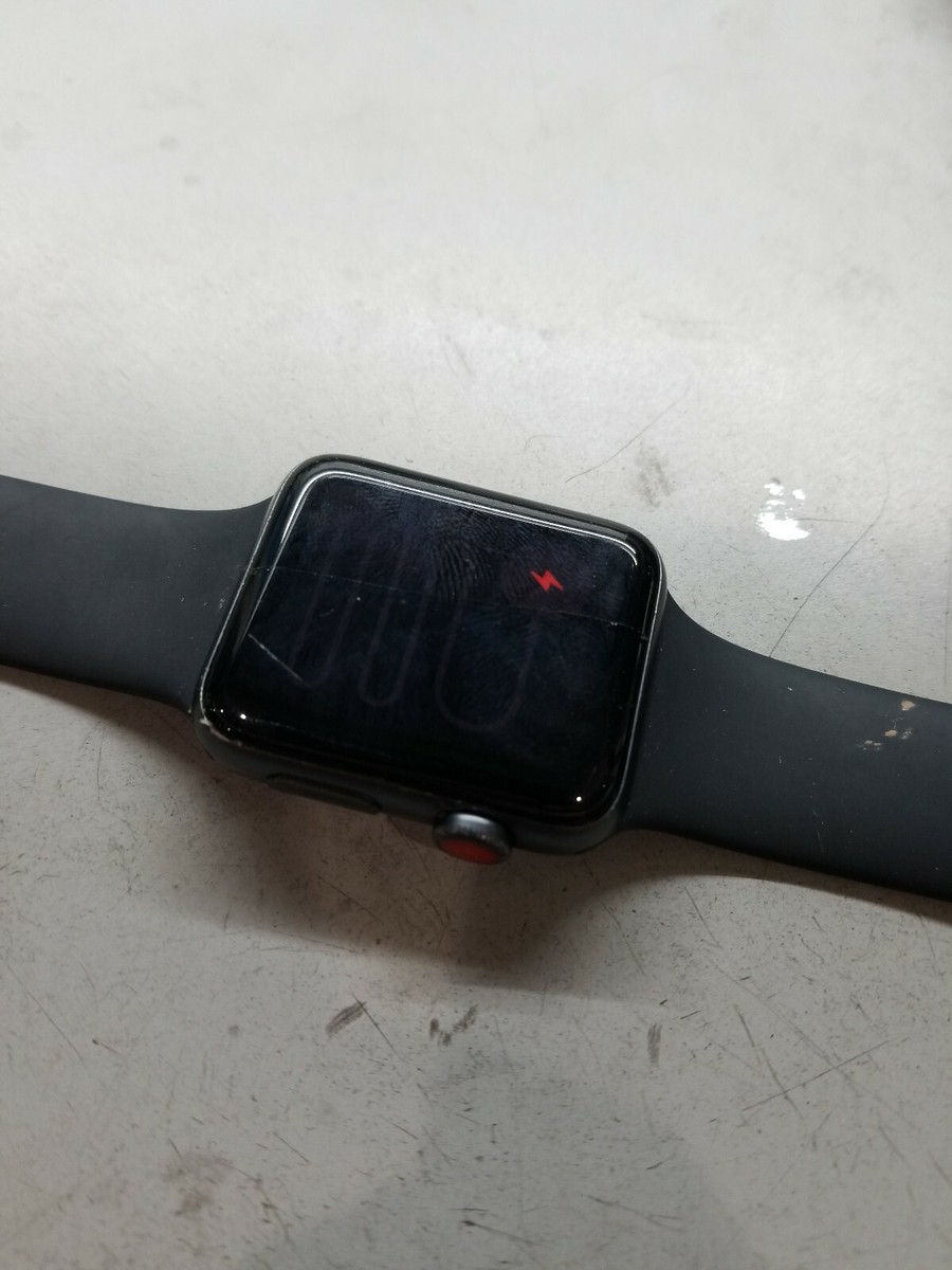 家具 Applewatch3 Apple Watch Series 3 38mm Space Gray Aluminum Case Black Sport