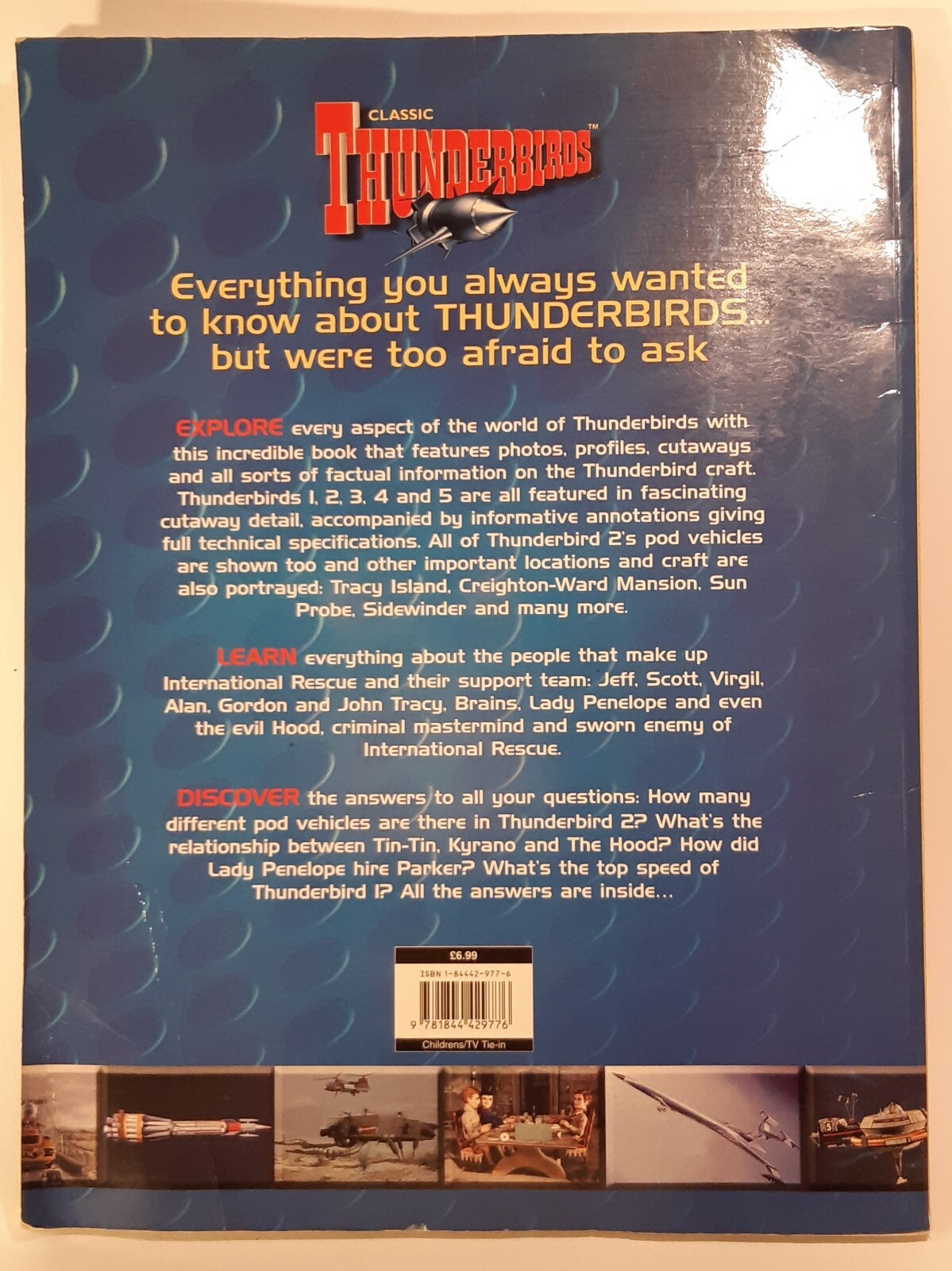 Thunderbird Toys X 6 And 2 Books eBay