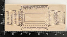 Art Gone Wild Medium Rectangle Shaker Box Template V3-1226 Rubber Stamp