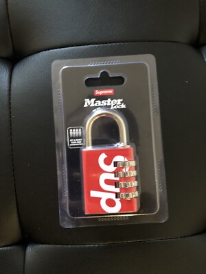 Supreme RED Master Lock Numeric Combination Lock 19SS シュプリーム