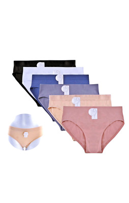 5-10er Pack Mikrofaser Hüftslip Damen Unterwäsche Slip Unterhose Nahtlose Slips