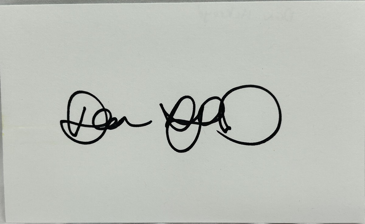 Dan Aykroyd Canadian Actor Producer Writer Signature Index