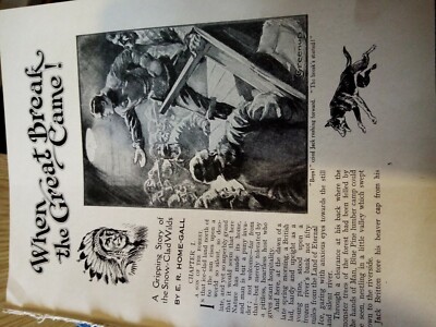 79-2  Ephemera 1929 short story when the great break came e r home gall 