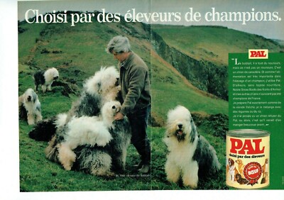 Werbung Advertising 920 1983 Hundefutter Pal Mr Prin Bobtail Korils Armor 