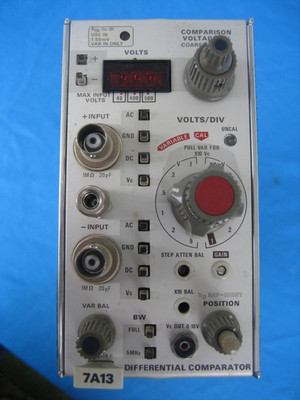 Tektronix 7A13 differential comparator Einschub plug-in digital Anzeige