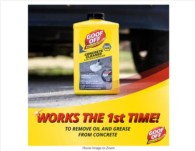 #ad #ad Goof Off 32 Oz. Concrete Cleaner and Oil Stain Remover $21.84