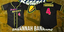 Hot #4 Savannah Bananas Tanner Thomas Gift Fan S-5XL Baseball Jersey BTT483