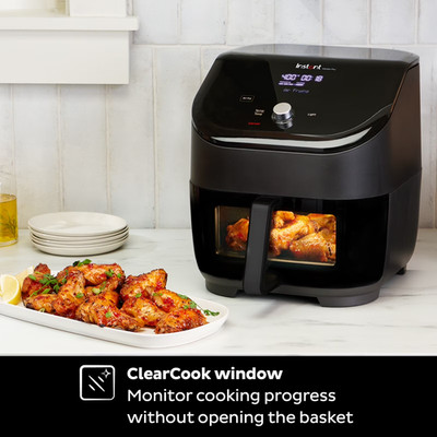 Instant Pot Vortex Plus ClearCook 6 Quart 1700 W Air Fryer - Black (140-3088-01)