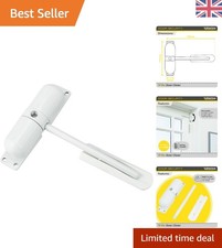 Image of Burg Wachter White Door Closer with - Reliable Safety Solution