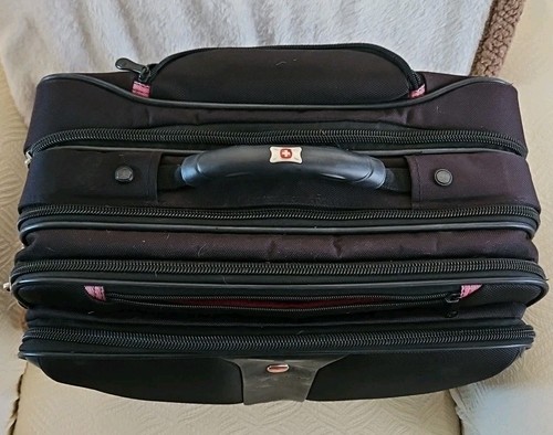 WENGER Swiss Army Black Laptop Computer Case & Computer Carrying On Case. Both - Picture 4 of 23