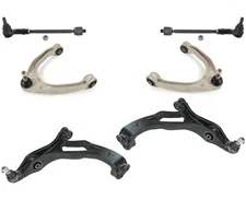 for 03-08 Cayenne Touareg Control Arm Ball Joint Bushings Tie Rods 6Pc Kit