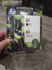 HP 61 + 61 Tri Color New Old Stock Cr259fn 140 12/2017