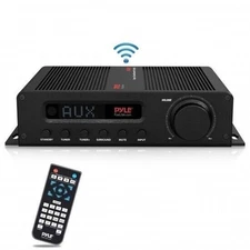 Pyle Compact 5-Channel Bluetooth Amplifier, Hi-Fi Amp Receiver w/ HDMI FM Radio