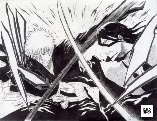 Bleach EX Chapter 165 Manuscript Reproduction Art Board