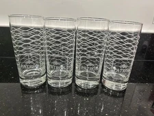 SET OF 4 PATRON TEQUILA HIGHBALL GLASSES