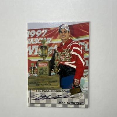  1998 Press Pass Signings Jeff Gordon Autographed #1/40 NASCAR HOT HOT HOT ️