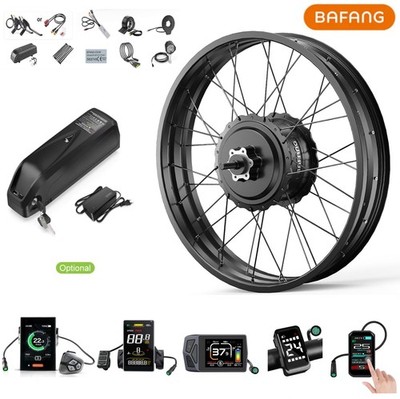 48V1000W Bafang Rear 26'' 20'' Fat Wheel Hub Motor Bicycle Conversion Kit USA