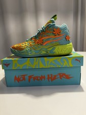 PUMA MB.04 x Scooby-Doo Unisex Adult Blue/Green/Orange Mid Top Basketball US 8