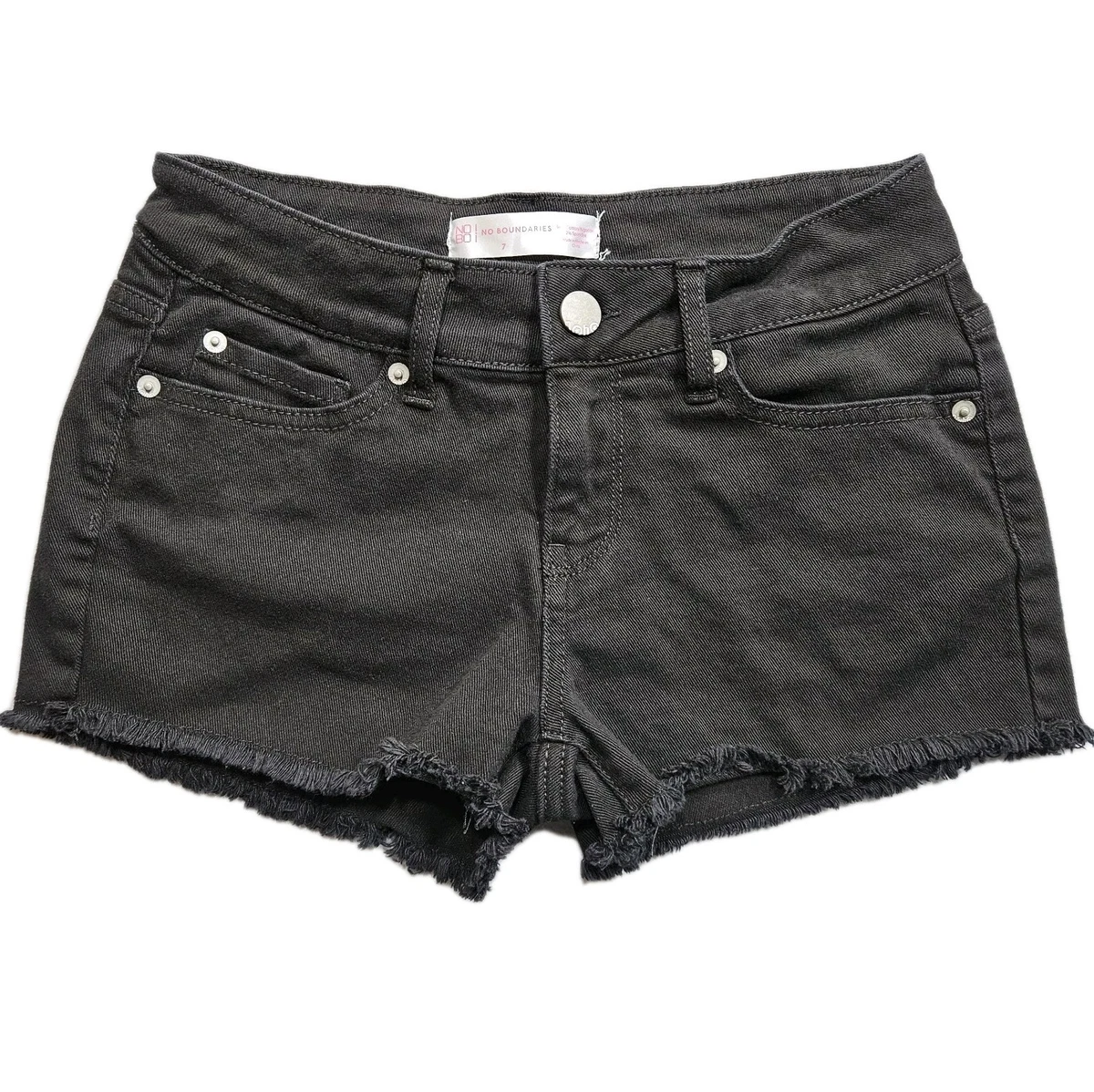 No Boundaries Juniors Low (6.5-8.5 in) Rise Shorts for Women for