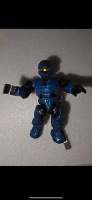 HALO MEGA BLOKS UNSC BLUE SPARTAN MARK IV MINI FIGURE 97520 TRIBUTE