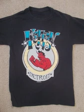 THE KOFFIN KATS USED DETROIT BOXING RED DEVIL T-SHIRT PM113 FREE SHIPPING
