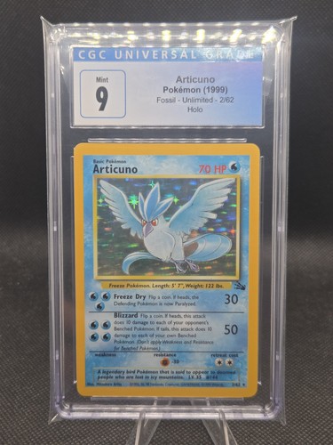Articuno (Unlimited) graded CGC 9 for sale on eBay