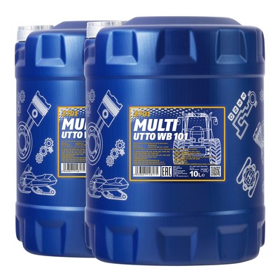  20 (2x10) Liter MANNOL Multi UTTO WB 101 Getriebeöl/ Hydrauliköl/ Schlepper