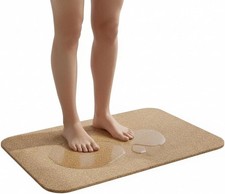 Natural Cork Bath Mat 46x62cm Non Slip Eco Friendly Wooden Shower Rug