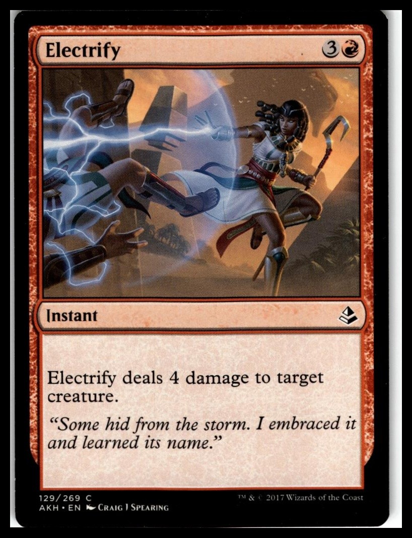 Amonkhet #129 Electrify