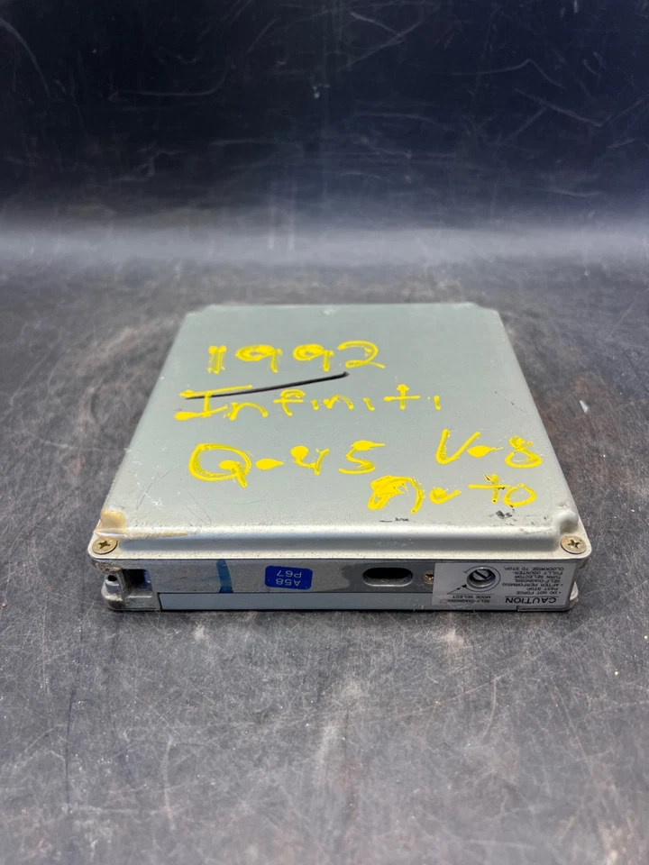 1991 Infiniti Q45 OEM ECU ECM Engine Computer Control Module Unit A18-A58 P67K Foto 2 de 4