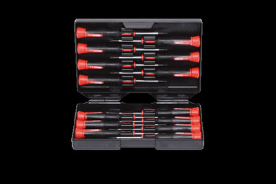 For KS TOOLS NARZ�DZIA 500.7170 PRECISION SCREWDRIVER SET, 14 PCS, PH, SLOTTED