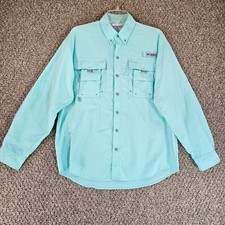Columbia PFG Sportswear Bahama Shirt Mens Medium Long Sleeve Button Down Fishing