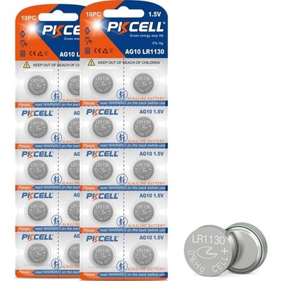 LR1130 AG10 Knopfbatterien 20 Stück Alkaline,Uhren,Spielzeug,Taschenrechner