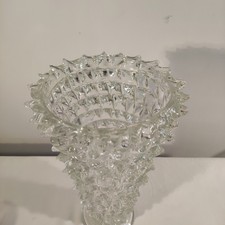 Grande Vaso Vetro Rostrato Di Ercole Barovier Anni 40 Murano