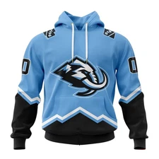 Personalized Utah Mammoth Hoodie Blue Design Concept