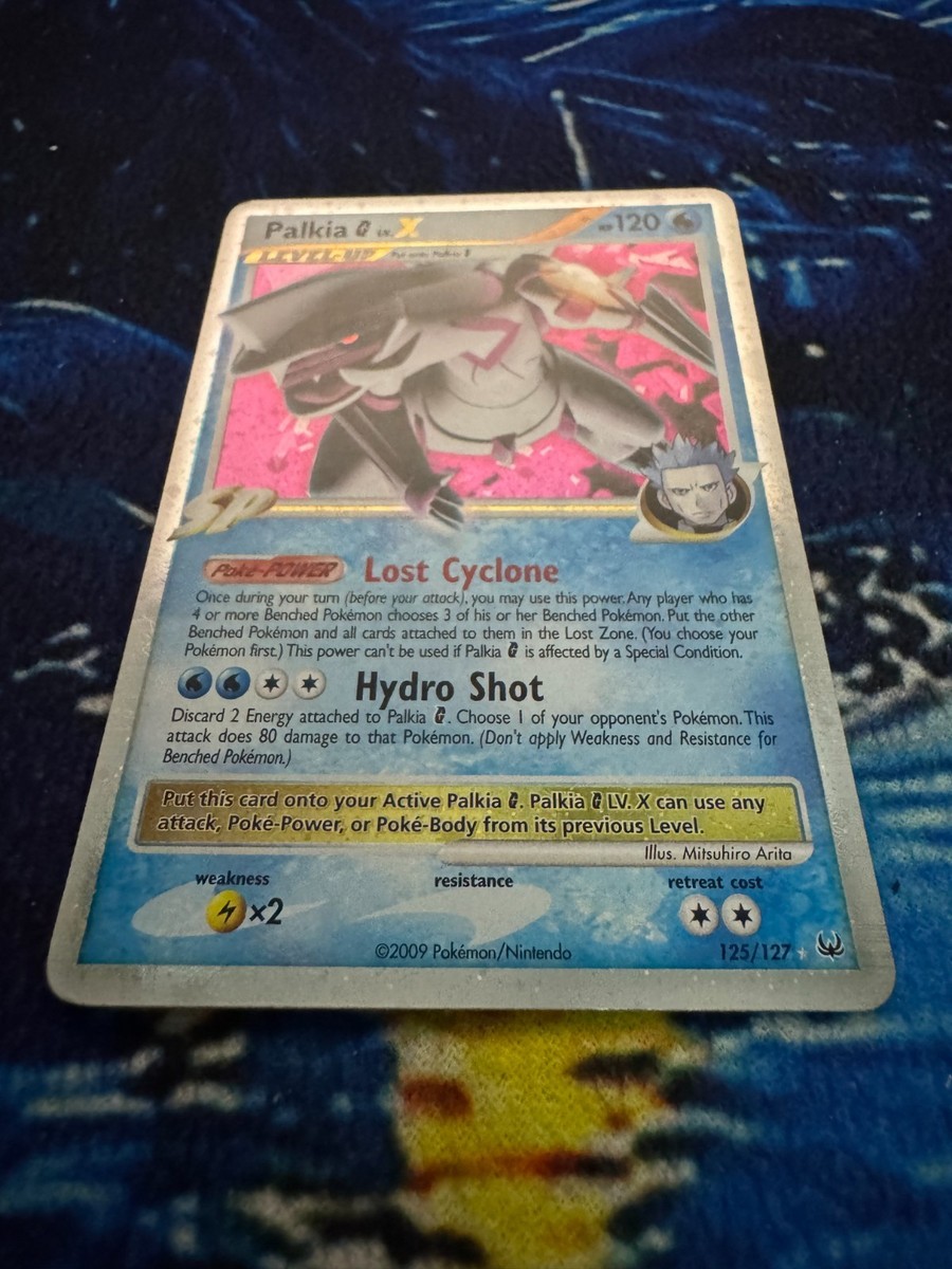 POKEMON • Palkia G LIV X ULTRA RARE CARD HOLO • PLATINUM 125/127