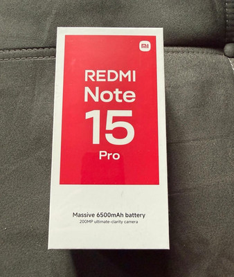 Redmi Note 15 Pro 8GB/256GB 200MP Hi-Res Audio Smartphone Titanium Color
