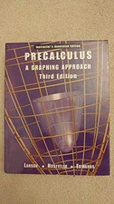 Precalculus a Graphing Approach [Hardcover] Ron Larson