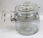 Vintage Pyrex Percolator #7754 4 Cups Good Condition