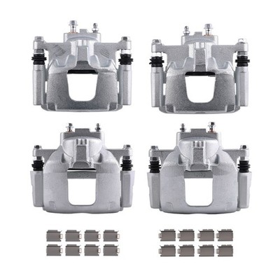 Front & Rear Disc Brake Calipers w/Bracket for Jeep Wrangler JK 2018 18-B5044