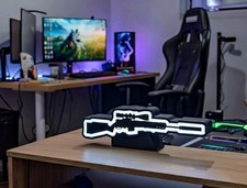 Sniper Rifle Lamp ? Tactical table lamp rifle novelty light