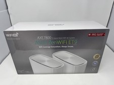 New Sealed ASUS Zenwifi ET9 AXE7800 Tri-band Mesh WiFi 6E Gigabits Router 2-Pack