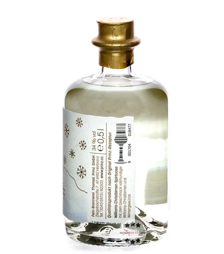 Prinz Winter Williams-Christbirne / 34 % Vol. / 0,5 Liter-Flasche - Bild 3 von 3